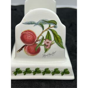 PORTMERION Botanic Garden Pomona Toast 5 Rack/Letter Holder Red Currant Peaches
